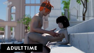 ADULT TIME – Hentai Babe Talks Her Study Buddy Through An Intimate Pussy Creampie