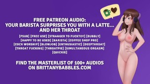 Audio: Your Barista Surprises You With A Latte… And Her Throat