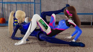 D.Va (Overwatch) x Samus Aran (Metroid) – Lesbian