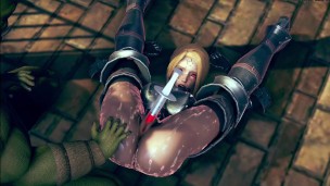 Female knight lose to monster ork – episode 3