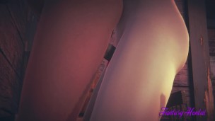 Final Fantasy XIV Hentai – Fran Is Fucked in a Bar