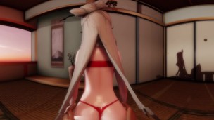 Genshin Impact – Ningguang Reverse Cowgirl [UNCENSORED VR HENTAI 4K MMD]