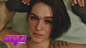 HENTAI – Brunette Babe's Pussy Is Dripping Wet And All Her Pussy Juice Is All Over The Place