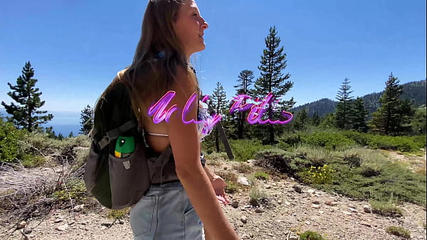 HUGE NATURAL BOOBS HIKER RAILED ON THE TRAIL – HORNY HIKING ft Molly Pills – POV