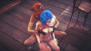 League of leguends LOL Hentai 3D – Jinx has sex in a tavern