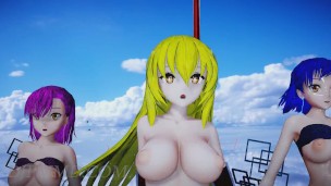 MMDR18 Misaki with Misaka sisters – Sistar – Shake It – 1310