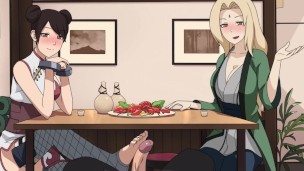 Naruto – Kunoichi Trainer – Part 7 – TenTen And Tsunade Footjob By LoveSkySanX