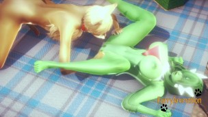 Pokemon Hentai – Gardevoir & Eevee Yiff 1/2