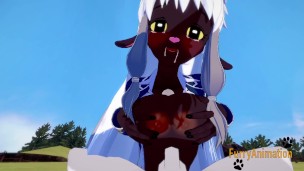 Pokemon Hentai – POV Wooloo boobjob