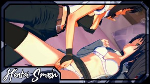 Shizuku Yaegashi and Kaori Shirasaki scissoring on the bed – Arifureta Hentai