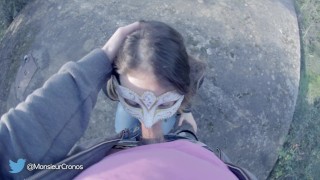 Sucked on the Road & Outdoor Quickie