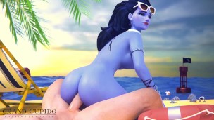 Widowmaker Riding Dick On The Beach Part 3 [Grand Cupido] ( Overwatch )