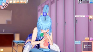 3D Hentaigame – Aqua addicted to dick