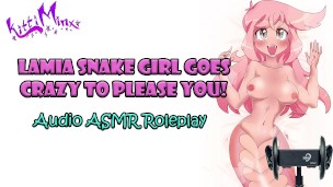 ASMR – Sexy Lamia Snake Girl Goes Crazy To Please You! Audio Roleplay