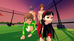 FOURSOME WITH  AND YUKIKO – PERSONA 4 PORN