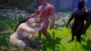 Furry Milf x Human Cocks