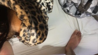 Making the jaguar suck all my cock giving a shot of sperm💧🍆😋
