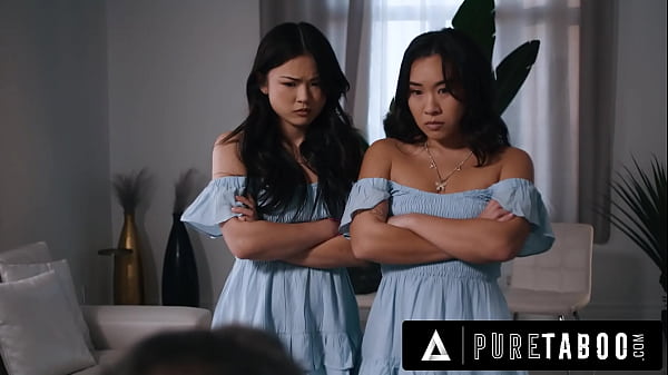 PURE TABOO Asian Stepsisters Lulu Chu & Kimmy Kimm Fulfill Their Stepdad’s Doppelganger Fantasy