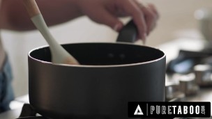 PURE TABOO Pervert Dana Vespoli Watches Ex Boyfriend Fuck Her Obedient Stepdaughter Kylie Rocket