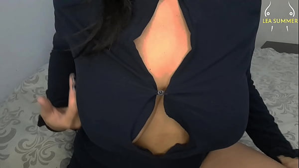 My stepbrother tells me he wants to fuck me, so I send him a video of me masturbating and showing him my tits.