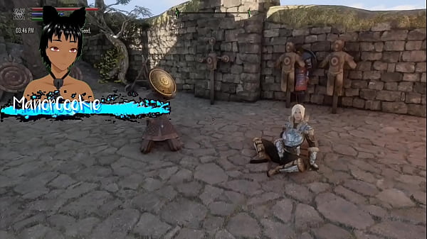 Skyrim B and L mod – Found an interesting woman with huge tits and big ass