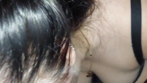 Cumming on my step sis tits