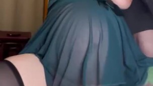 Riding my favorite toy and sucking cock