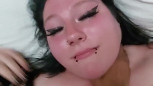 Step sis sucks and fucks BBC in motel